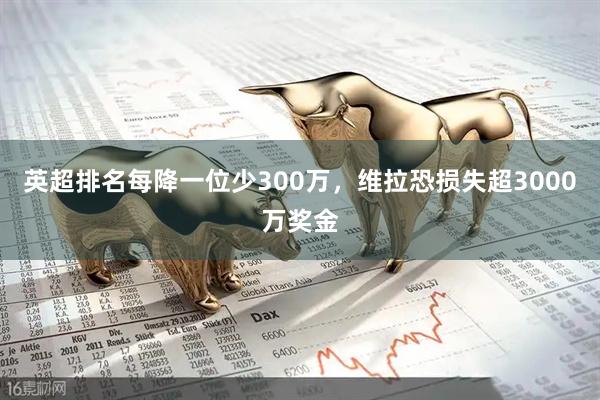 英超排名每降一位少300万，维拉恐损失超3000万奖金